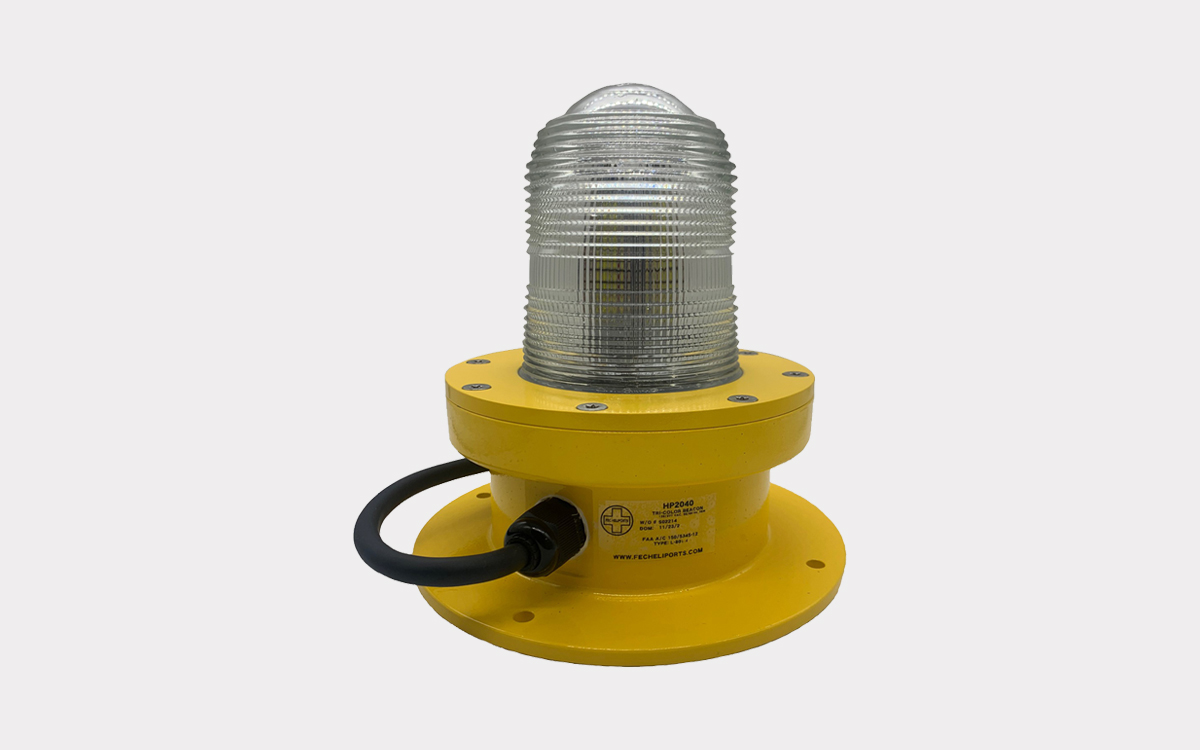 High-Intensity LED Heliport Beacon with ICAO, US Army, and CAA Pattern Compatibility