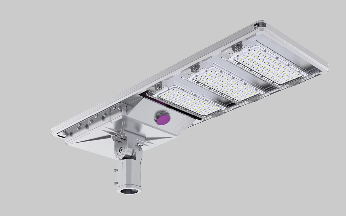 High-Lumen Integrated Solar Street Light with Microwave Motion Detection, Intelligent Control