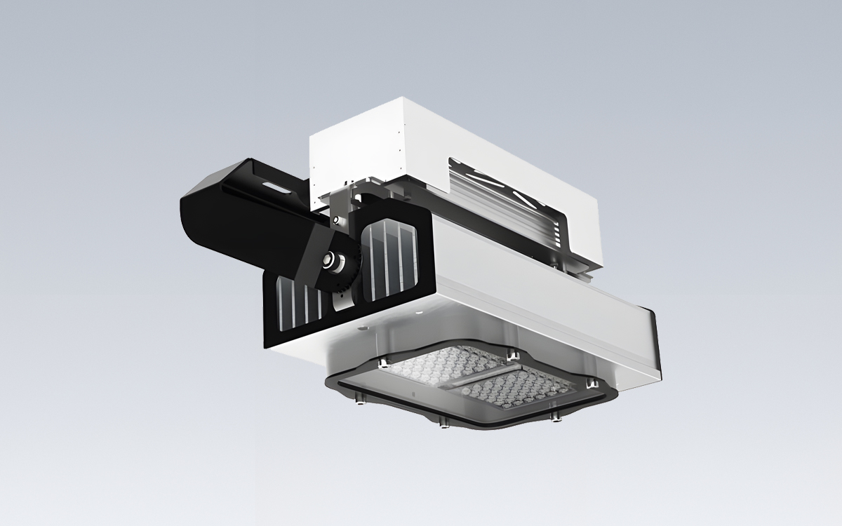 High Lumen LED Flood Light with DALI Controls for Industrial, Maritime, and Aviation Environments