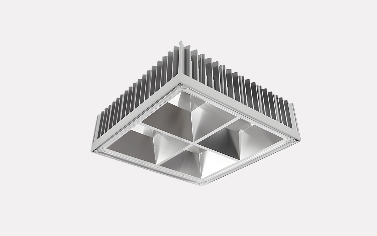 High Lumen LED Luminaire for High Ceiling Industrial Facilities, Warehouses, and Workshops