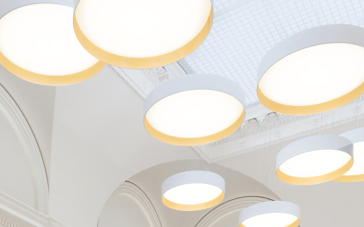 High Output Large-Area Pendant Luminaire with Tunable White LED Technology