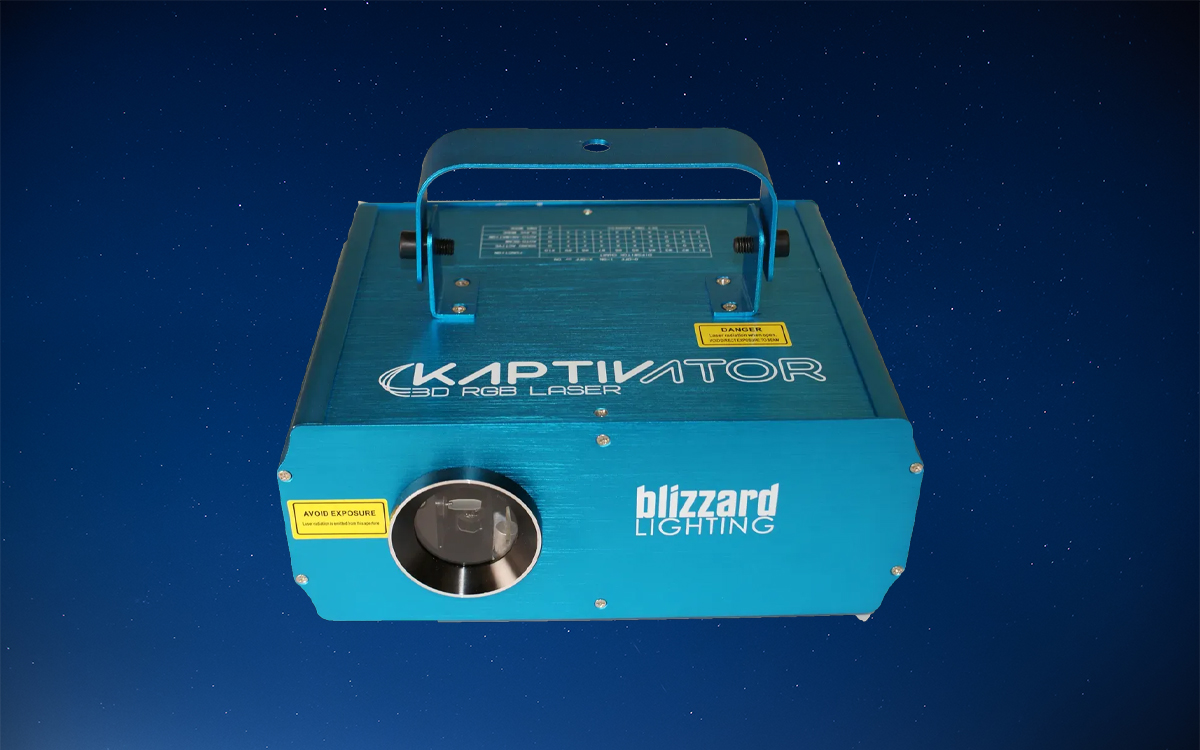 High Power 3D Animated RGB Laser Effect Light with DMX-512 Control, Animated Graphics, and Sound Active Mode