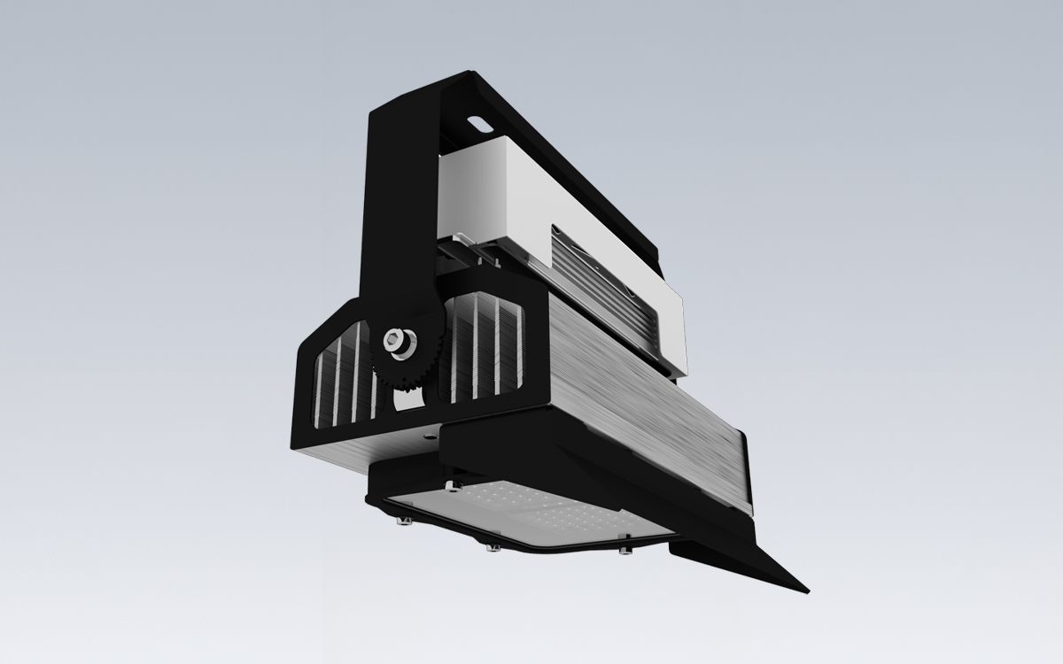 High Power LED Flood Light with Asymmetric Optics for Maximum Coverage Across Outdoor Athletic Fields
