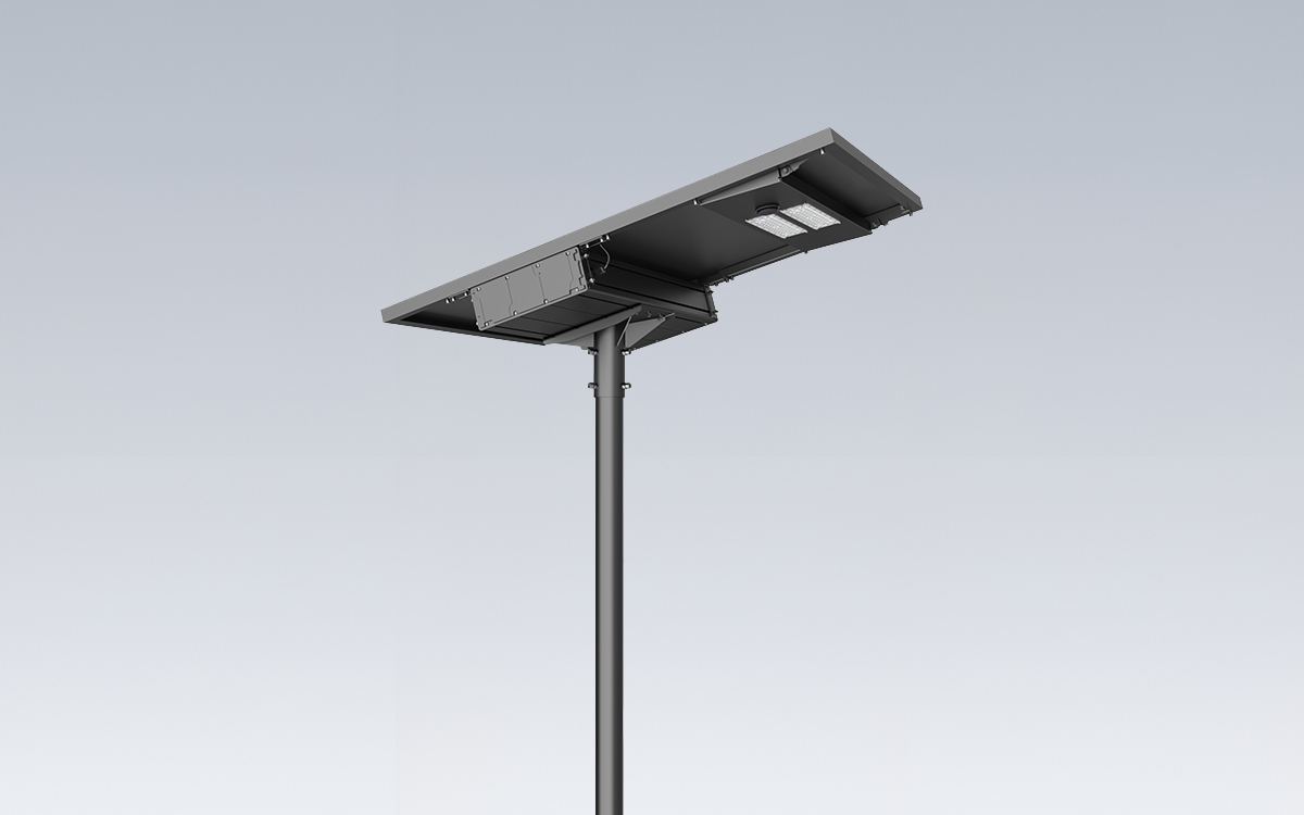 High-Power Solar LED Street Light with All-in-One or Optional All-in-Two Design, and Remote Management Capability