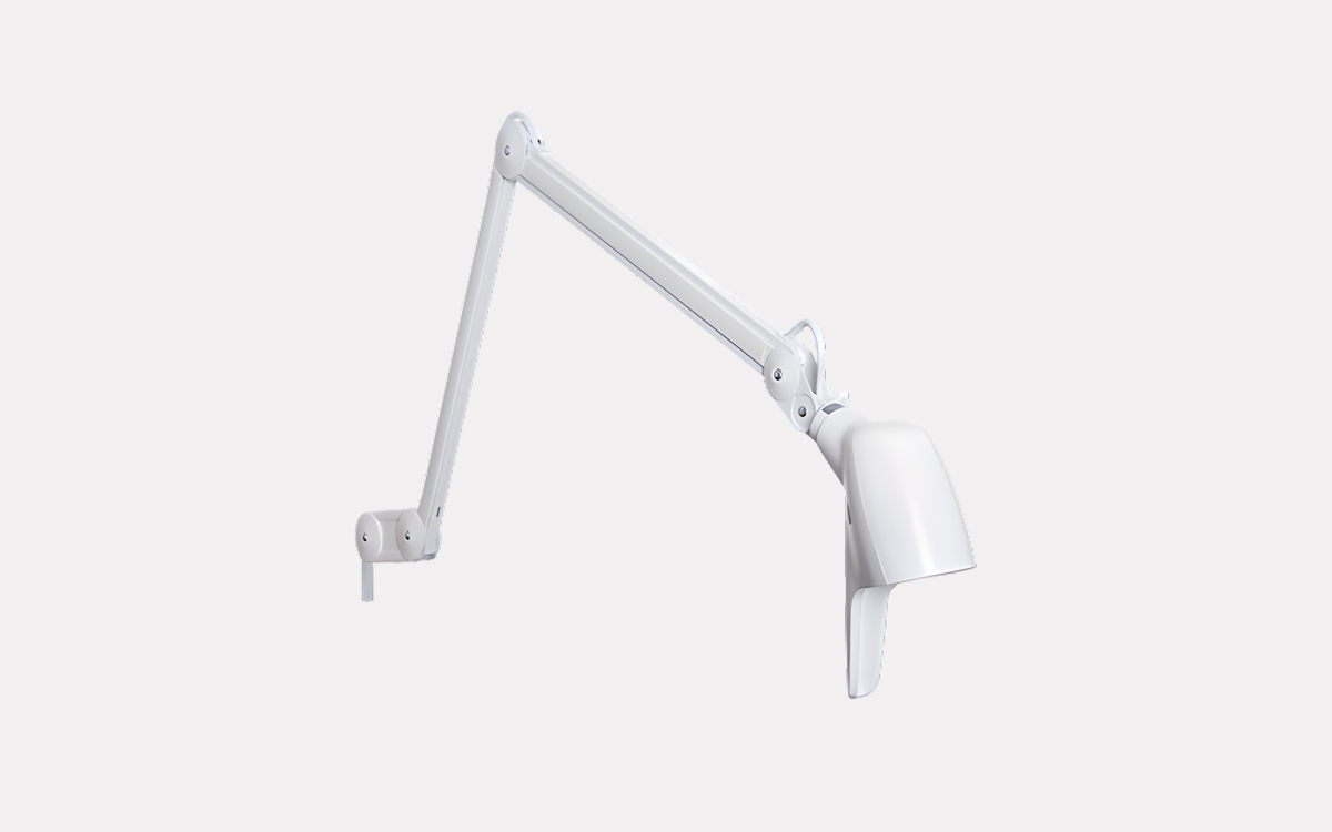 Hospital LED Bedhead Light with Wall, Table, and Floor Mounting Options for Patient Reading and Examination