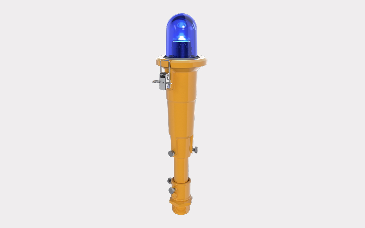 ICAO-Compliant Omnidirectional Elevated Turnpad LED Light for Runway Edge and Taxiway Applications