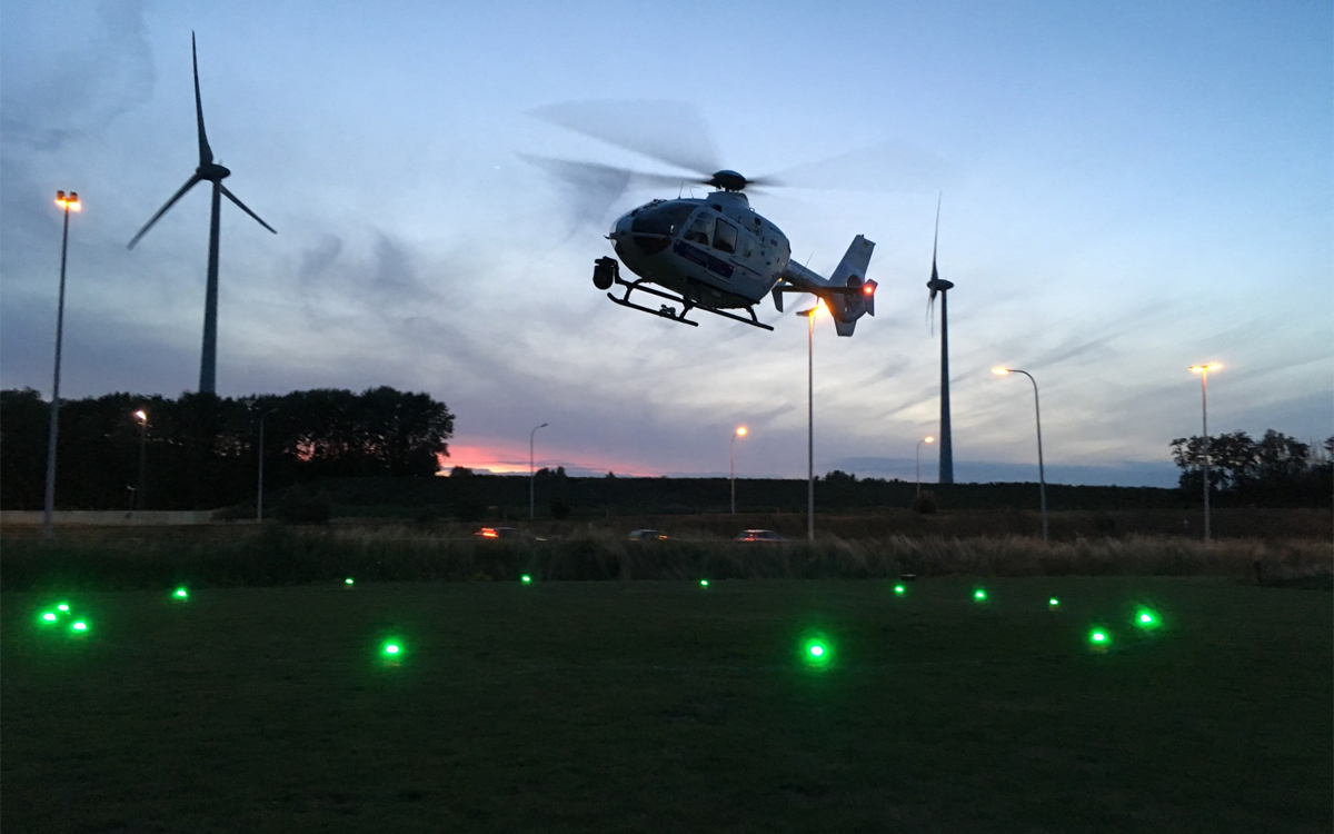 ICAO-Compliant Portable Helipad Lighting Kit for Emergency and Temporary Landing Zones