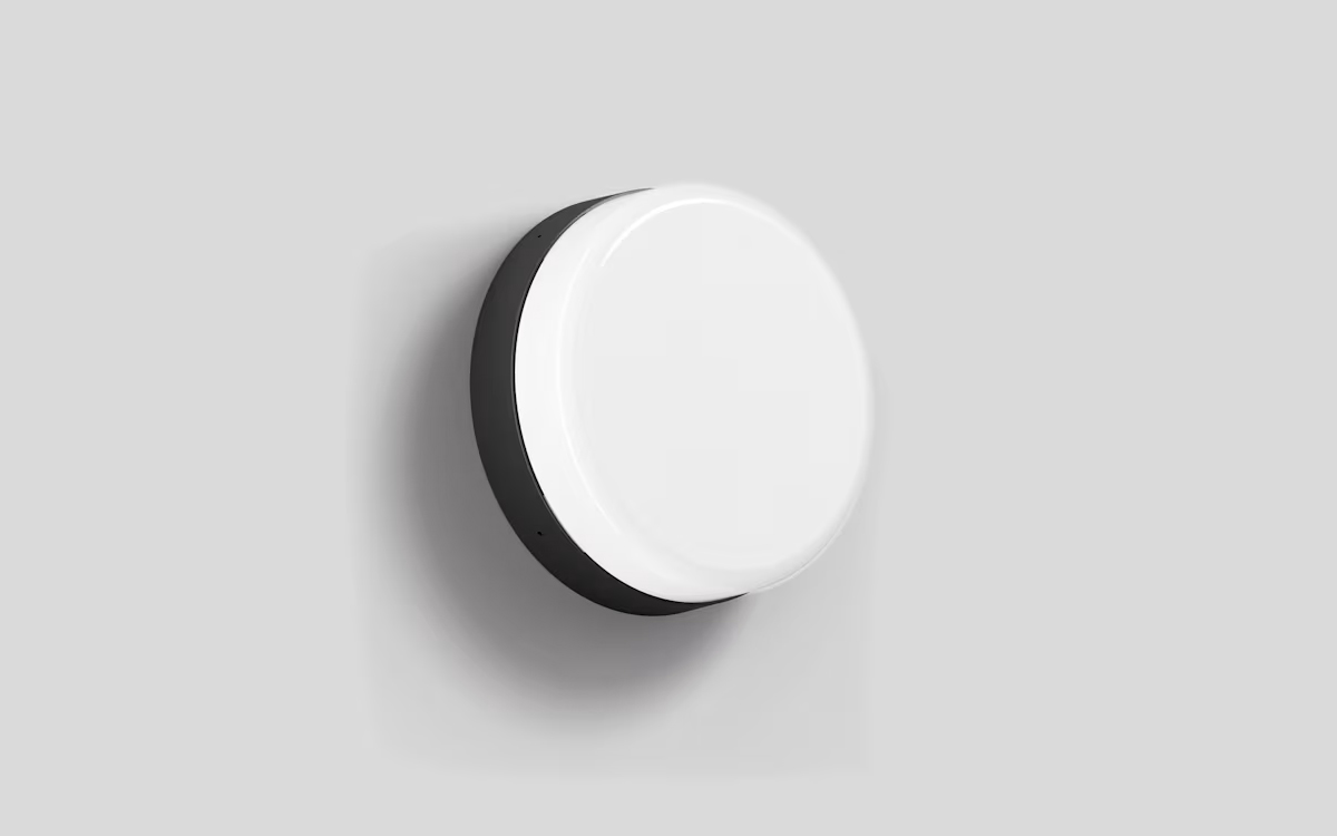 Impact-Resistant Outdoor LED Wall/Ceiling Light with IP65 and Ballproof Ratings