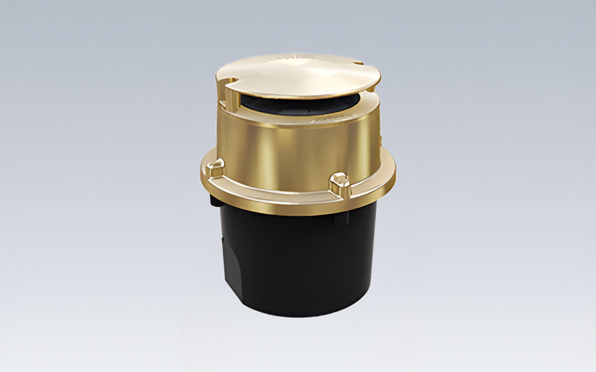 In-Grade LED Marker Light with IP68 Submersible Rating and 0-10V Dimming for Water-Exposed Surfaces