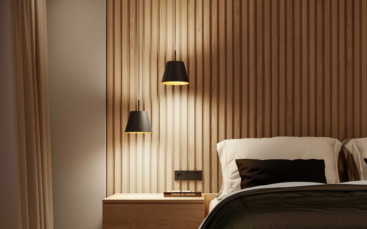 Indirect and Direct LED Pendant Light with Warm White Ceiling Uplight and Uniform Downward Glow