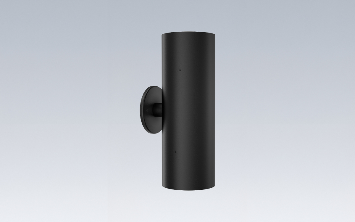 Indirect/Direct Outdoor LED Wall Light with Integral 120V-277V Driver and Dimmable Low Voltage Magnetic Control