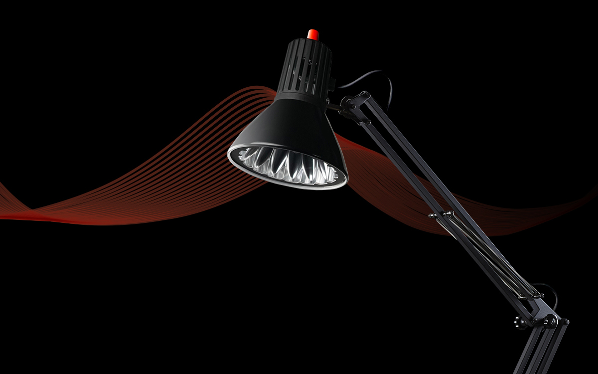 Indirect LED Desk Lamp with Adjustable Color Temperature and Smooth Pantograph Arm for Office and Studio Work