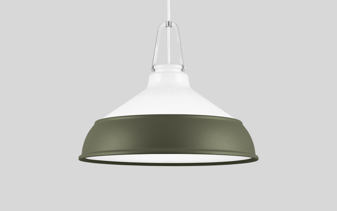 Industrial-Style LED Pendant Light with Opal Acrylic Diffuser and Advanced BrightView Optics