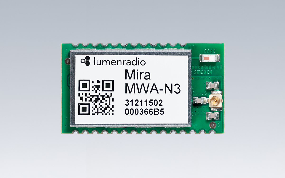 Industrial Wireless Communication Module with MiraMesh Mesh Networking, NFC Integration, Automated PA and LNA Control
