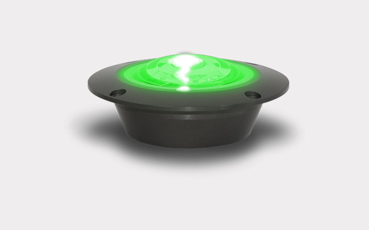 Inset Green LED Heliport Light for Touchdown and Lift-Off Area Perimeter Lighting