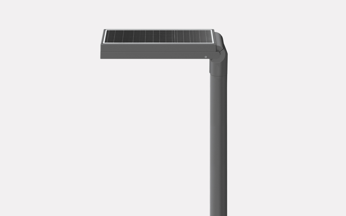 Integrated Solar Panel Post Top LED Street Light