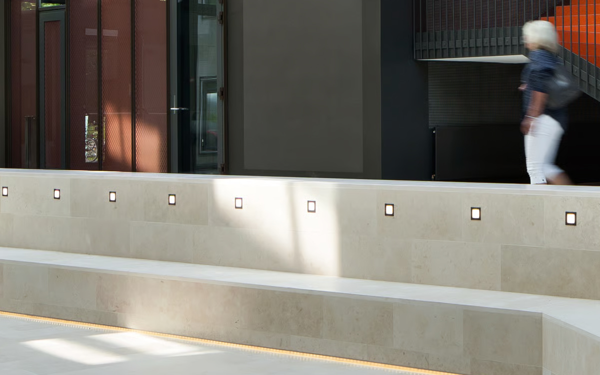 IP65 24V DC Recessed Wall Light for Corridor, Pathway, and Step Lighting