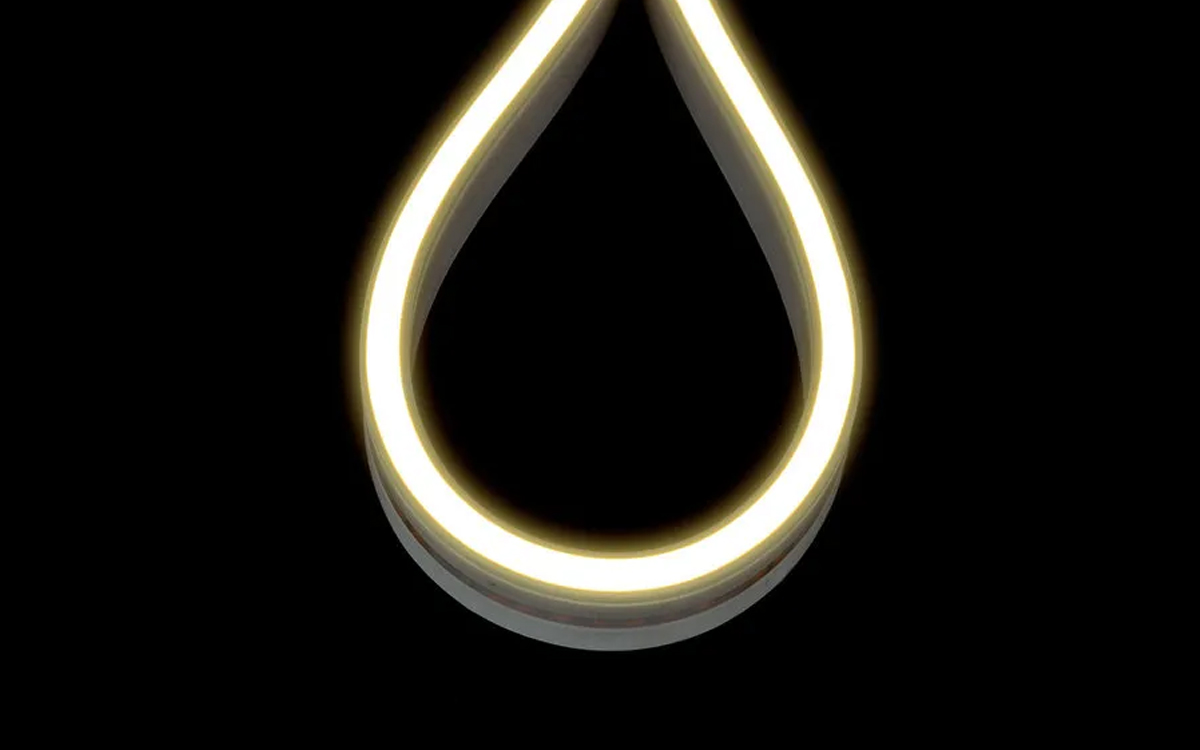 IP65 3,000K Neutral White Flexible LED Neon Strip Light with 25mm Bending Radius and Slim 6mm Profile