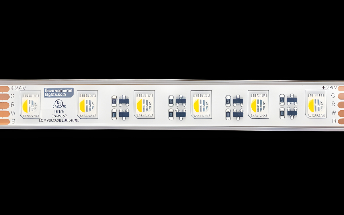 IP65 Waterproof 4-in-1 RGB + Warm White LED Strip Light for Dynamic Color Mixing