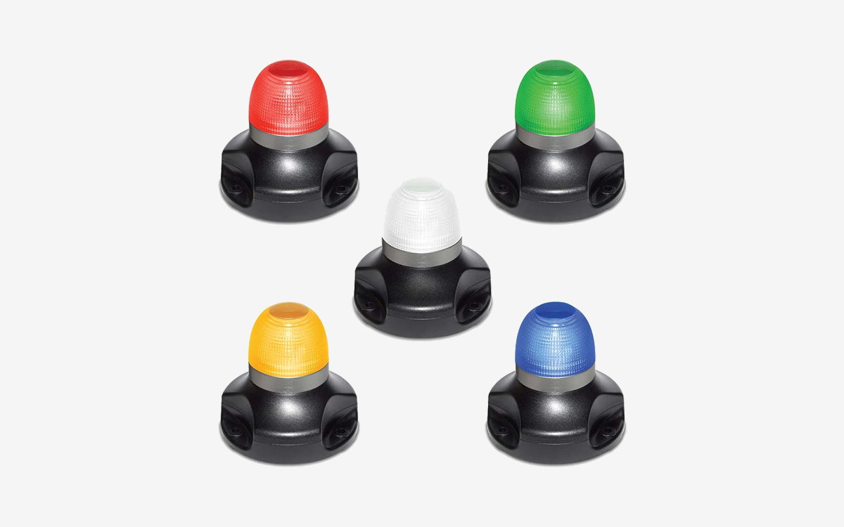 IP67 Sealed 360° Multi-Flash LED Signal Lamp for Marine, Vehicle, and Industrial Use