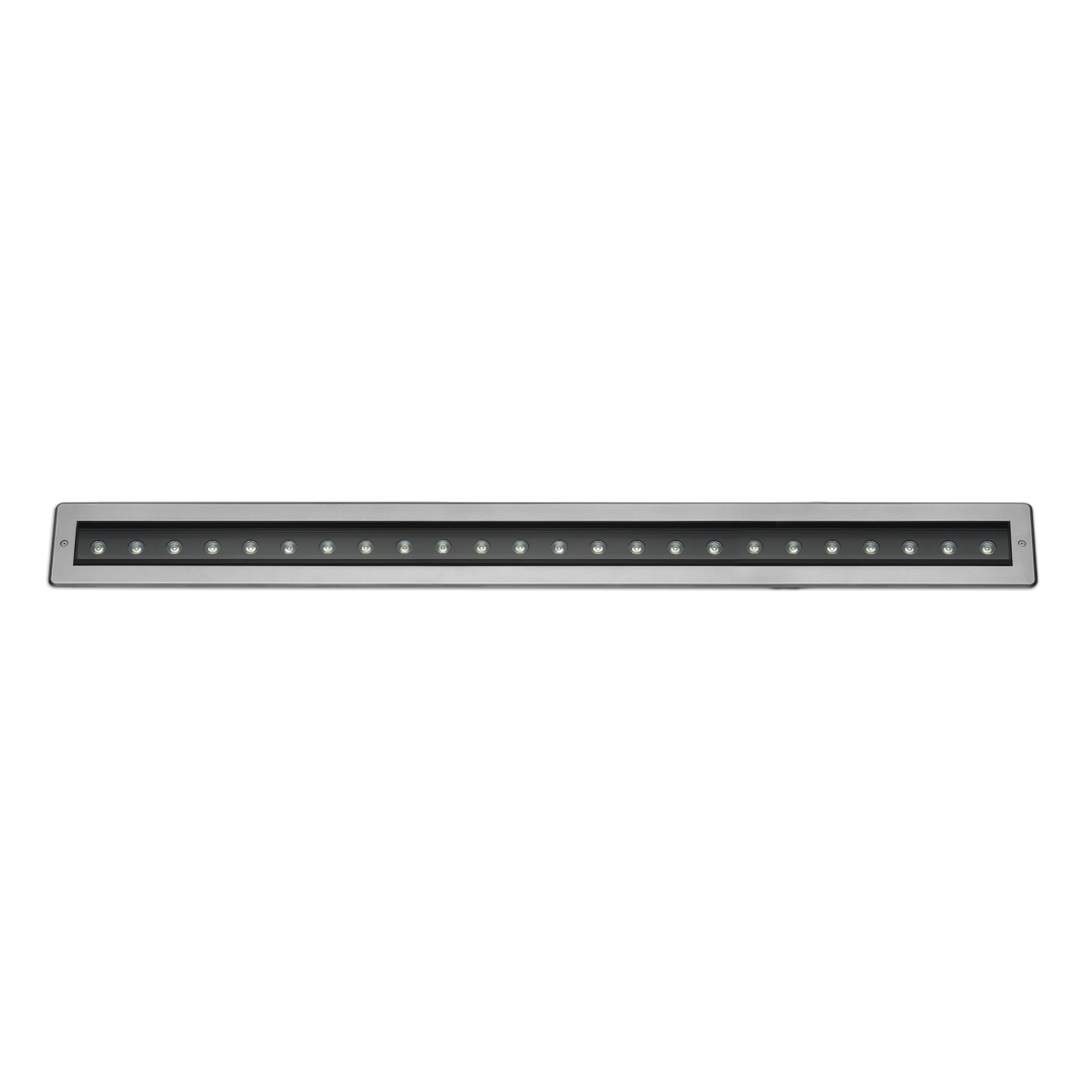 IP67 Walk-Over Recessed/In-Ground LED Light Bar with Uniform White Light Output and Dynamic Pixel Effects