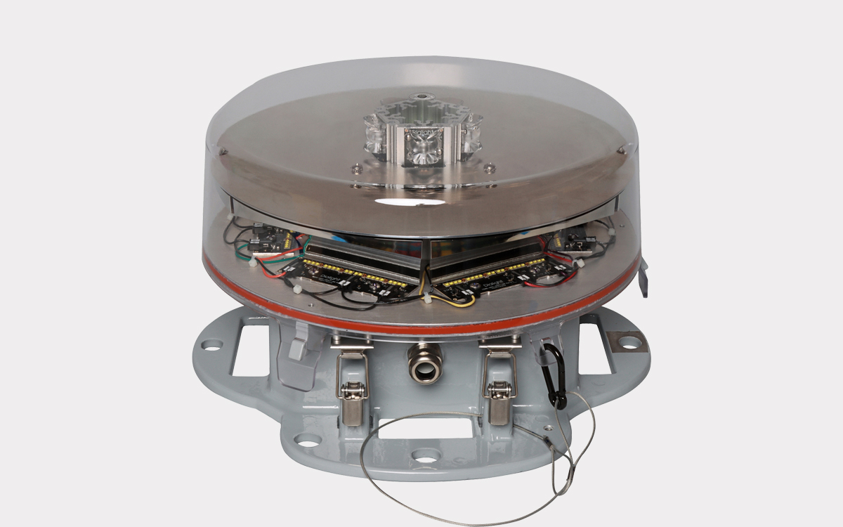 L-864/L-865 Dual Red White LED Medium Intensity Beacon with Infrared for Aviation Obstruction Lighting