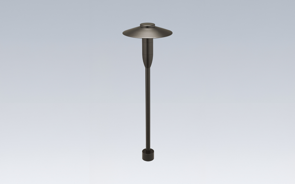 LED Border Light with Low Voltage Magnetic Dimming for Pathway and Landscape Bed Applications