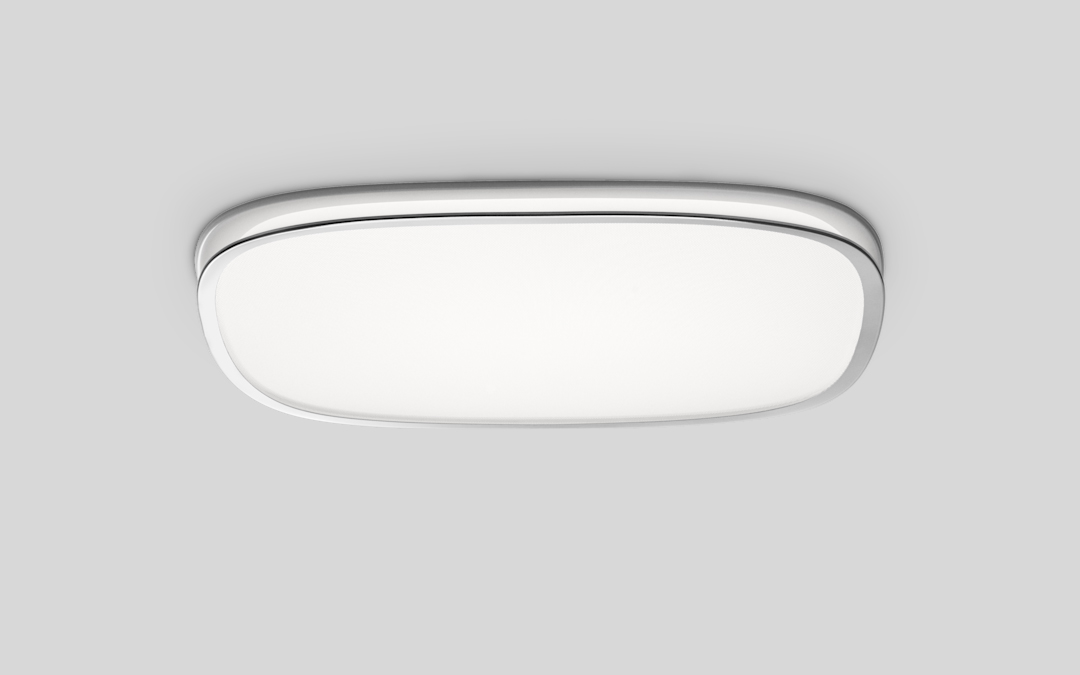 LED Ceiling Light with Microprismatic/Opal Acrylic Diffuser, DSI/DALI Driver, SwitchDim and Corridor Function