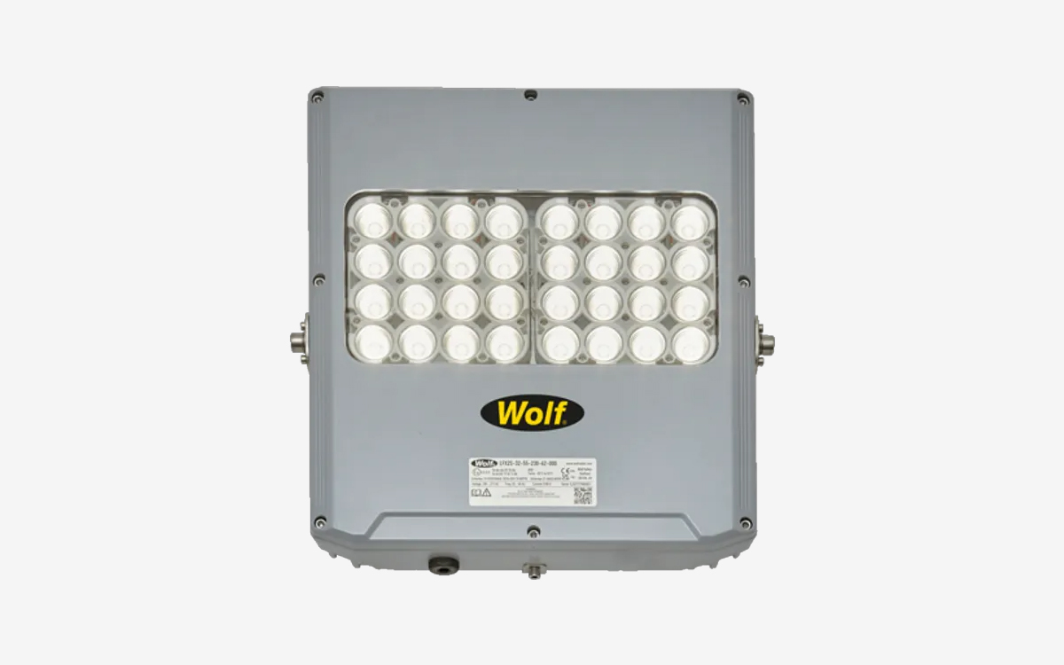 LED Floodlight with ATEX, IECEx, and UKEX Certifications for Hazardous Zones 1, 2, 21, and 22