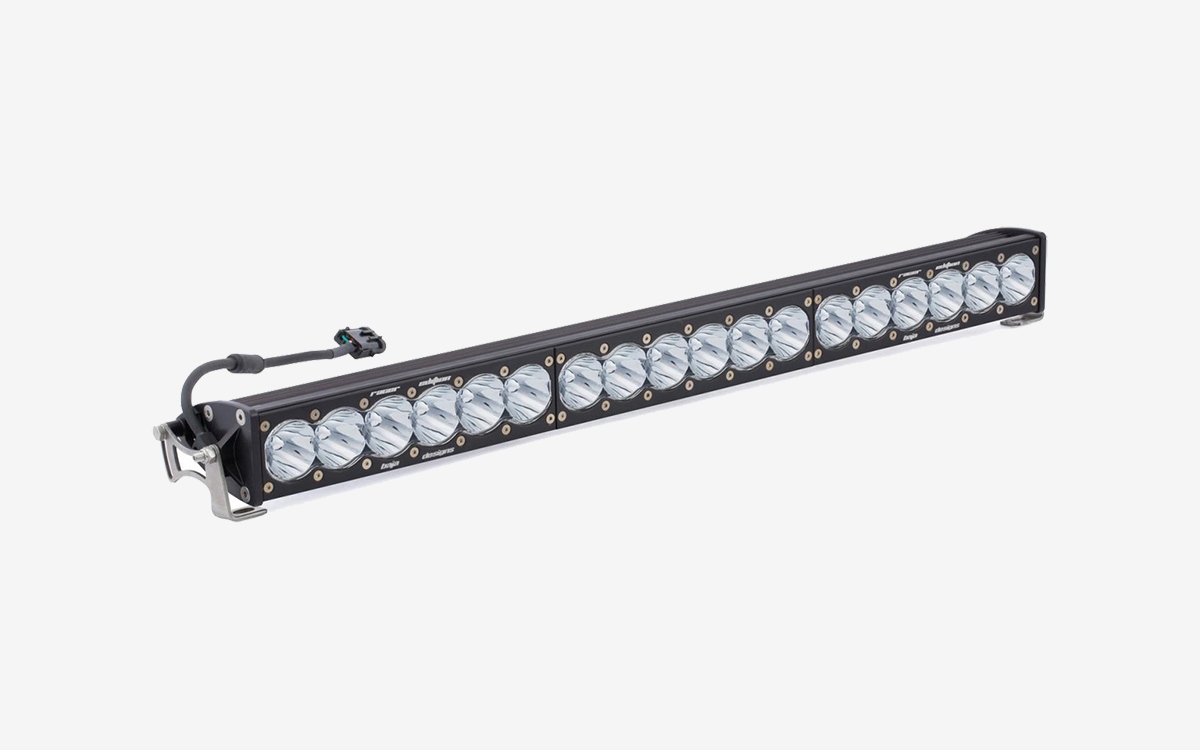 LED Light Bar with Long-Range Racer Spot Optics for Off-Road Racers, Pre-Runners, and High-Speed Terrain Vehicles
