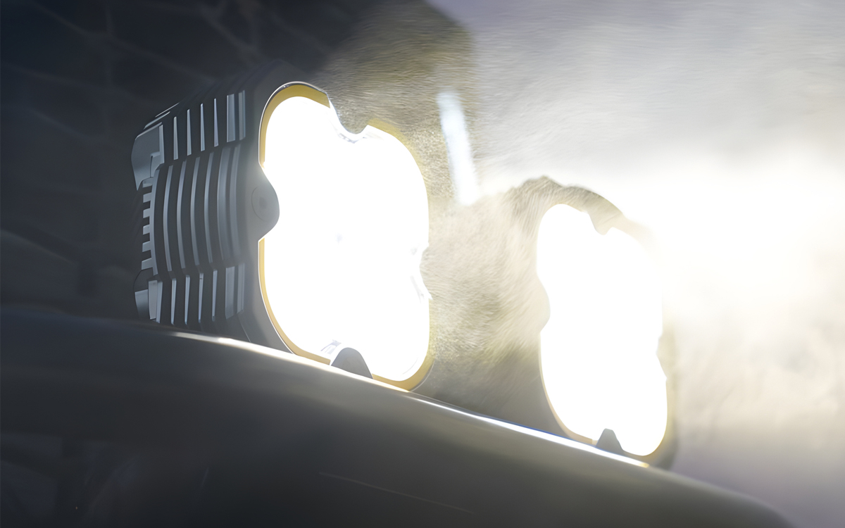 LED Light Pod with Amber Backlighting for Extreme Off-Road Adventures
