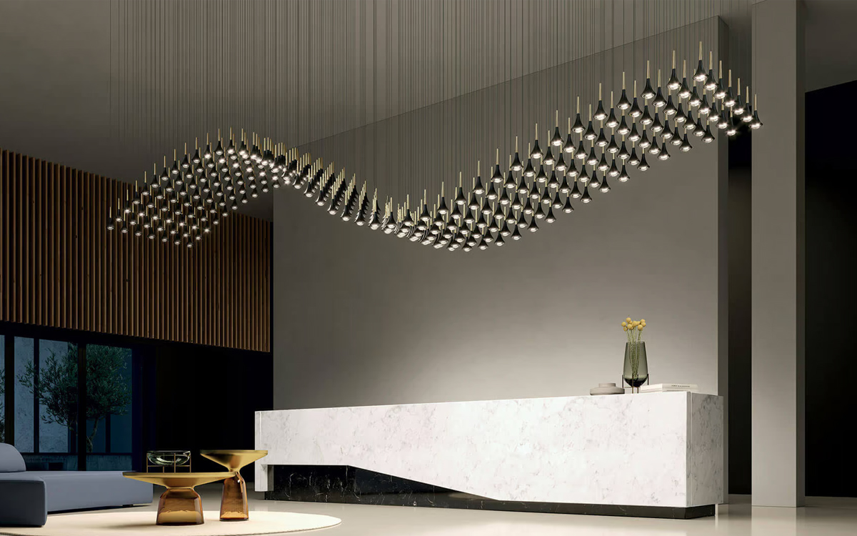 LED Pendant Light for Single or Cluster Installations in Residential, Hospitality, and Feature Spaces