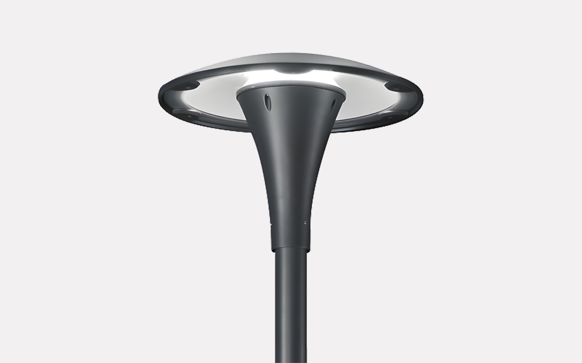 LED Post Top Light for Outdoor Public Spaces and Pathways