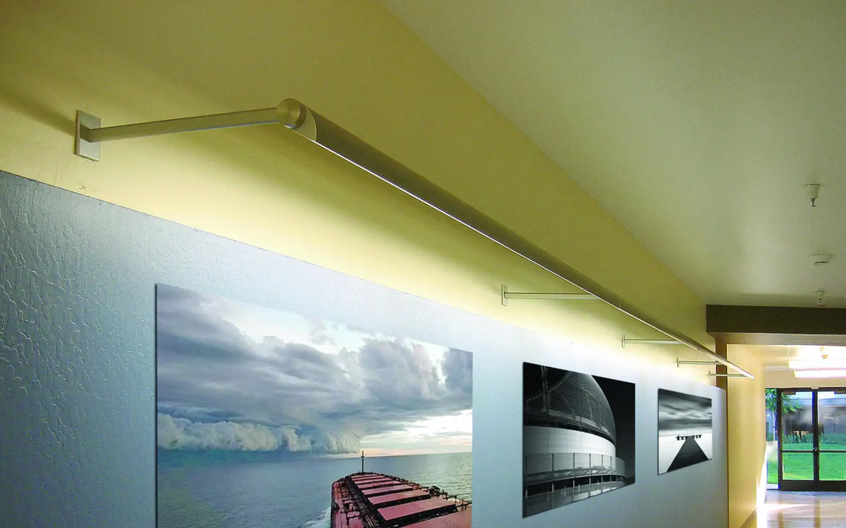 LED Sign and Wall Wash Lighting Fixture with Smart Sensor Integration Including Occupancy, Daylight, and Wireless RF Controls