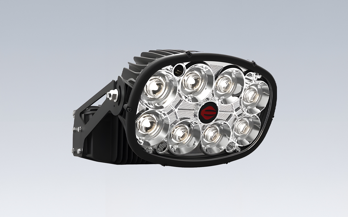 LED Sports Light with DMX Wired and Wireless AirMesh Control Options for Indoor and Outdoor Venues