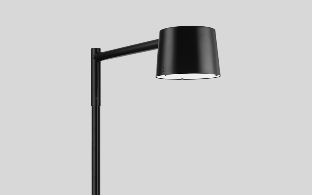 LED Street Light for Controlled Asymmetric Street and Sidewalk Illumination