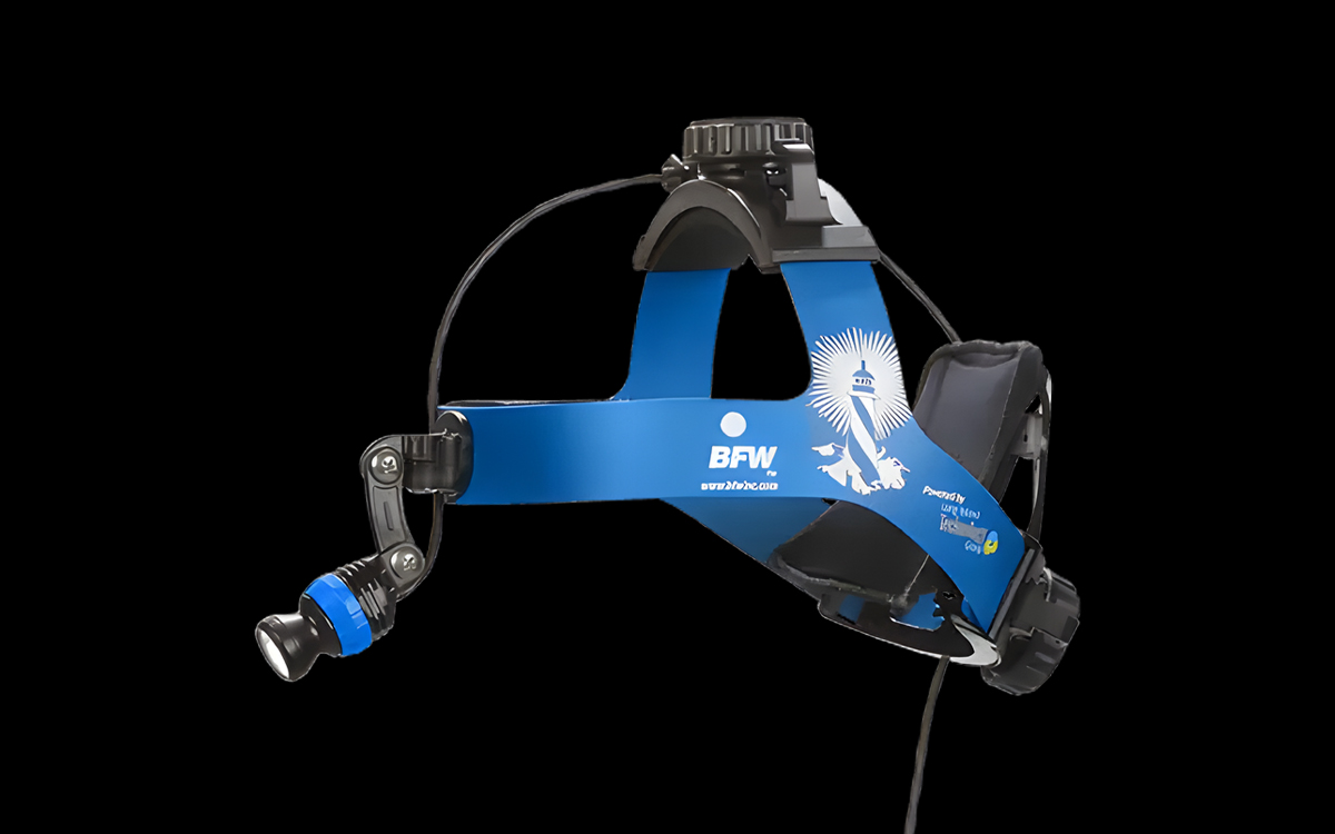 LED Surgical Headlight with Adjustable Spot Beam for ENT, General Surgery, and Pediatric Procedures