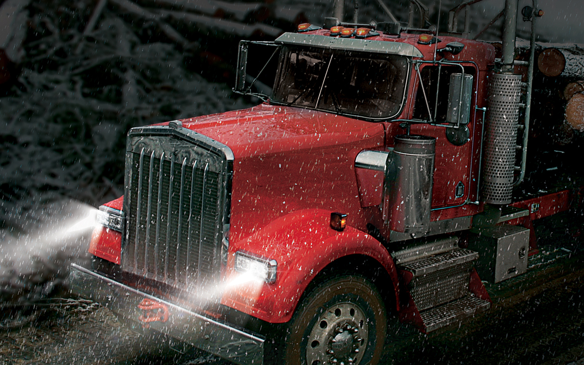 LED Truck Headlight with SmartHeat Heating Grid for Reliable Ice-Free Operation