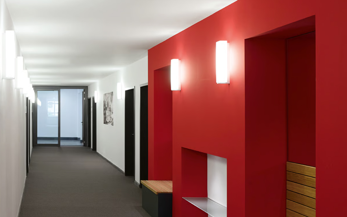 LED Wall Light for Even Light Distribution in Modern Architectural Spaces