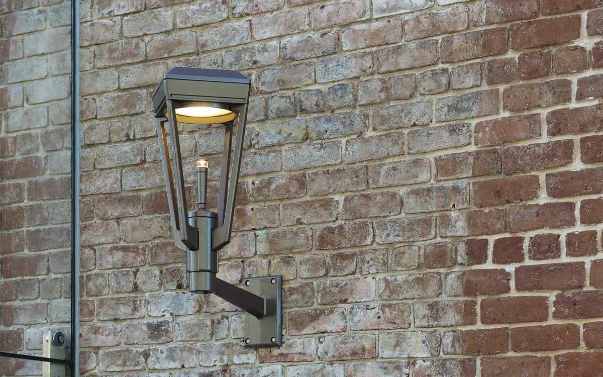 LED Wall Mounted Light Fixture for Urban Streetscape and Historic Districts