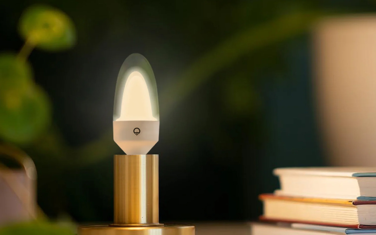 LIFX E12 Smart Candle Light Bulb with Tunable White Light from 2200K to 6500K