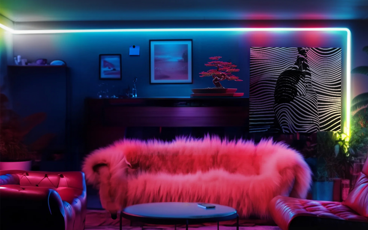 LIFX Neon Flex Smart LED Strip Light for Gaming, TV Backlighting, and Room Accents