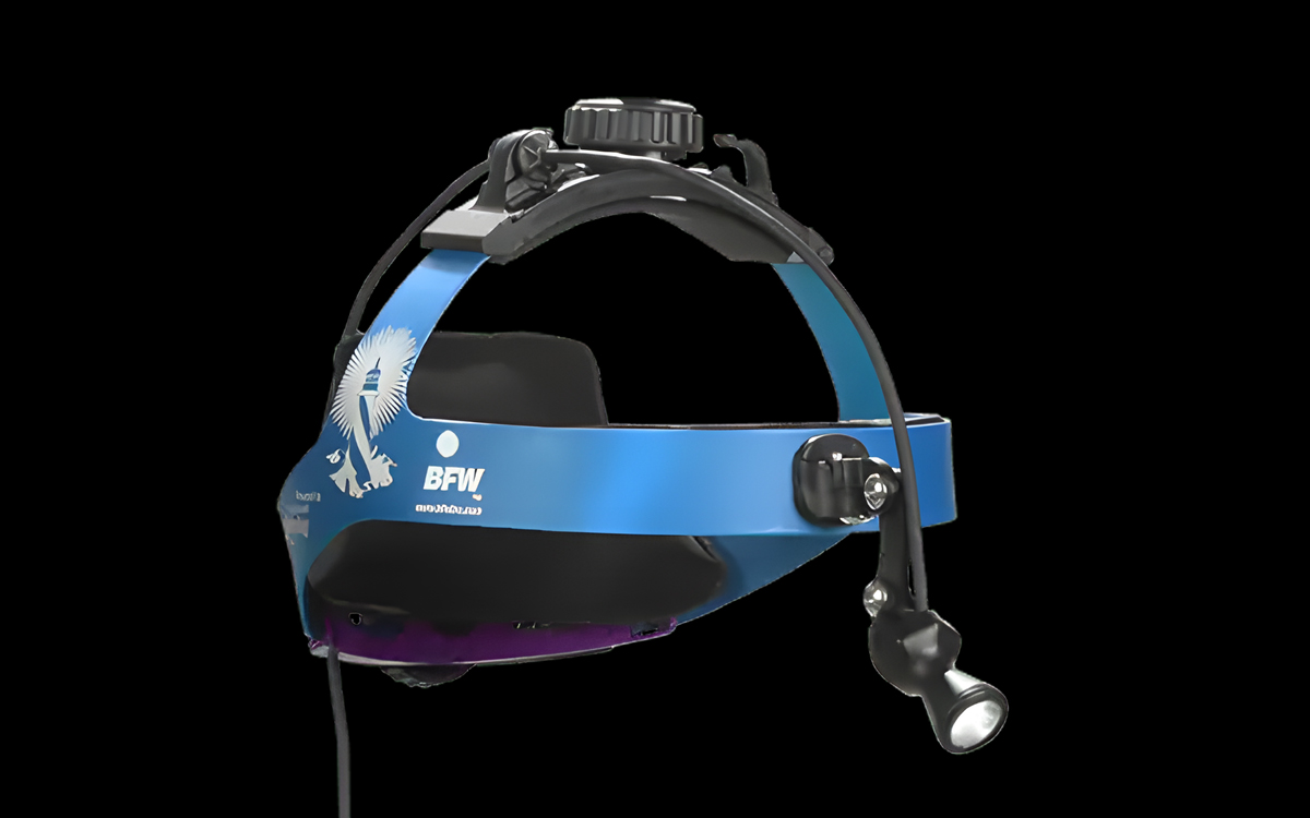 Lightweight LED Exam and Medical Headlight with High-Capacity Battery for Clinical Procedures