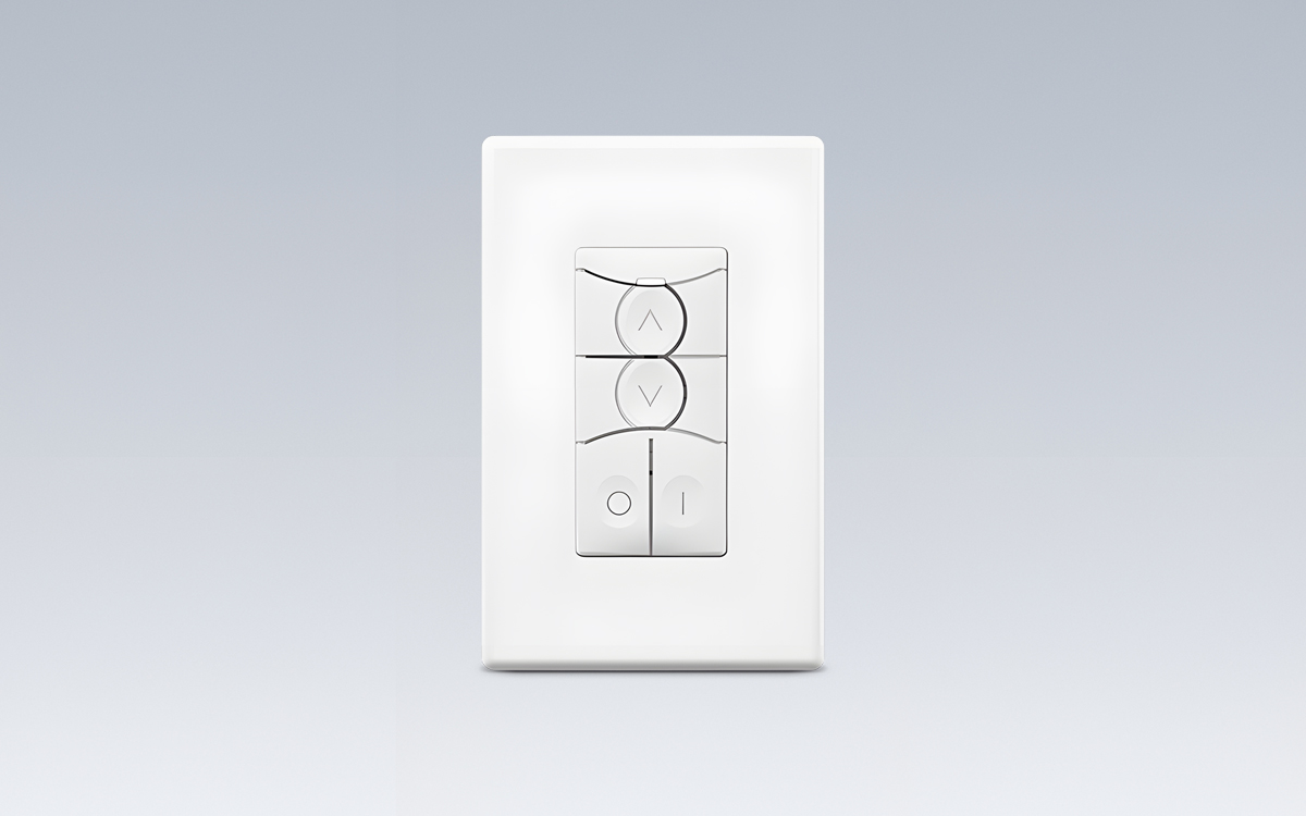 Line Voltage Phase Dimmer for Single Location 120V LED, CFL, ELV, and Incandescent Loads with Shallow Wall Box Design