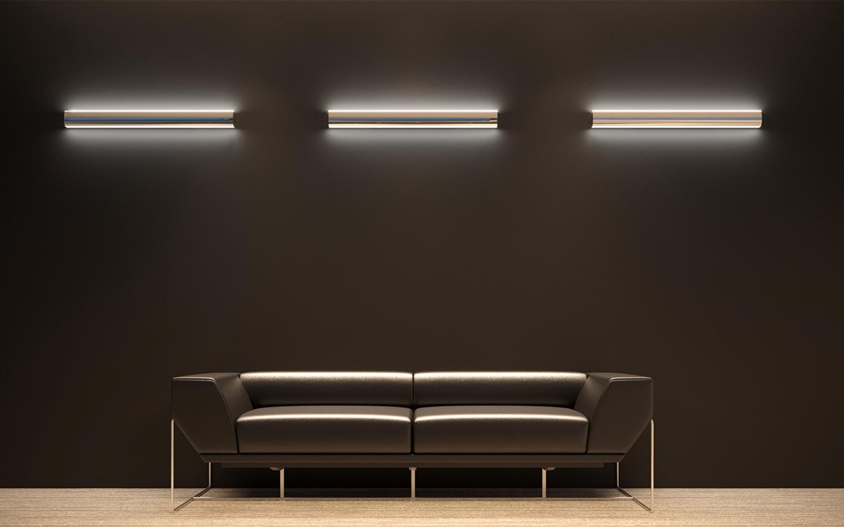 Linear LED Wall Light with Integrated Driver and Clean Architectural Form