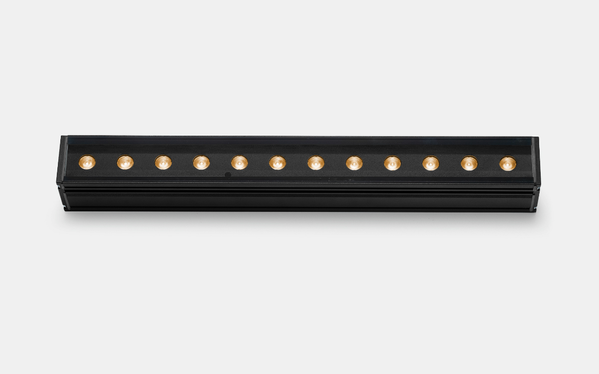 Linear Surface Mount LED Wall Grazing Luminaires for Architectural Façade Lighting with Natural and Warm White Options