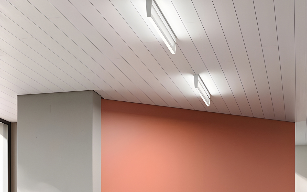 Linear Surface Mount Light Fixture with Biodynamic Human Centric Lighting Technology