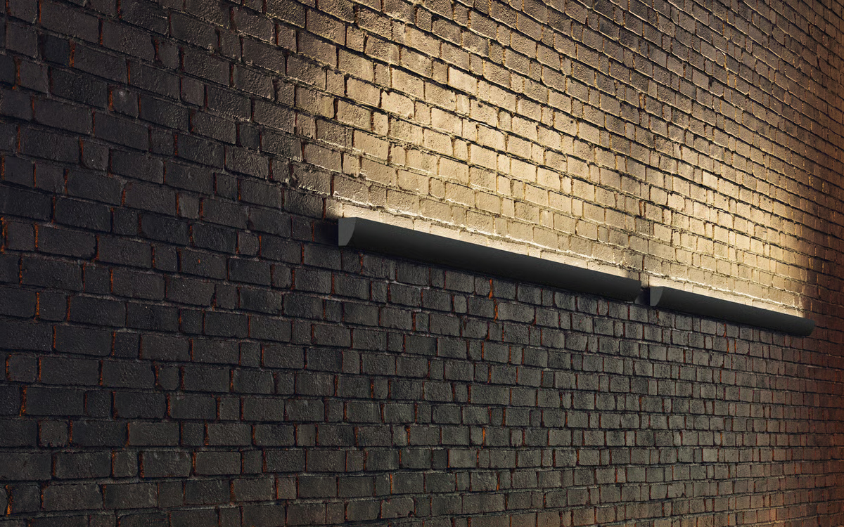 Linear Wall Light with Front Shielding and Integrated Silicone Diffuser for Uniform Corridor Lighting