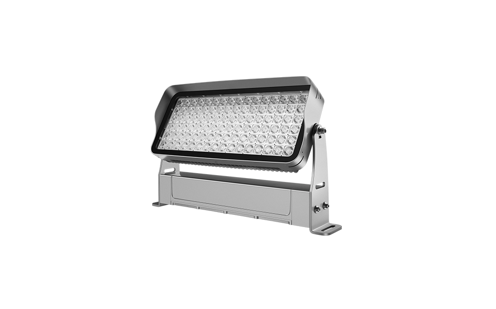 Long-throw high output LED floodlight features RGBW 4-IN-1 and RGBCLAW 7-IN-1 light colours