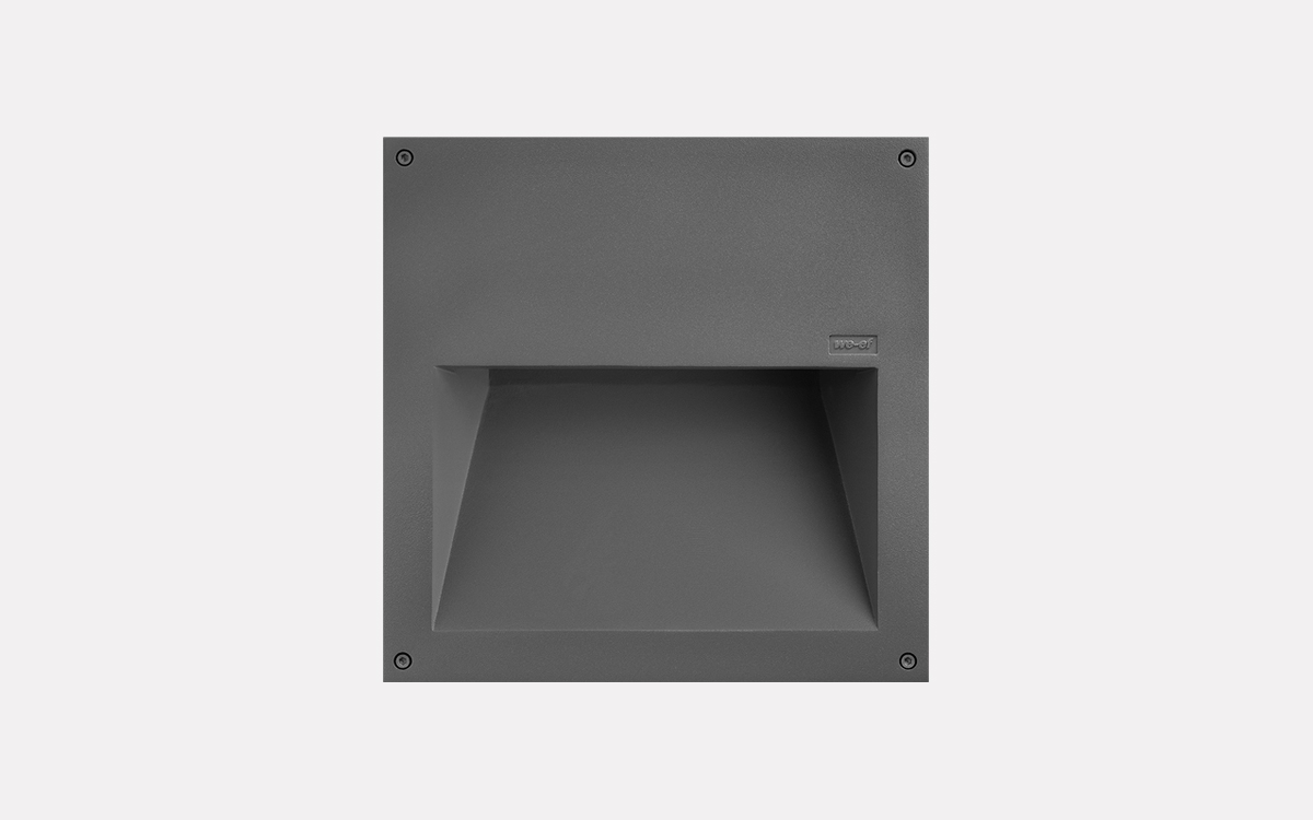 Low-Glare Outdoor Recessed Wall Light for Perimeters, Steps, Walkways, Ramps, and Staircase Side Lighting